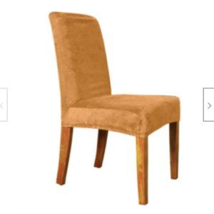 Set of 2 Velvet/Spandex Stretch Slipcovers